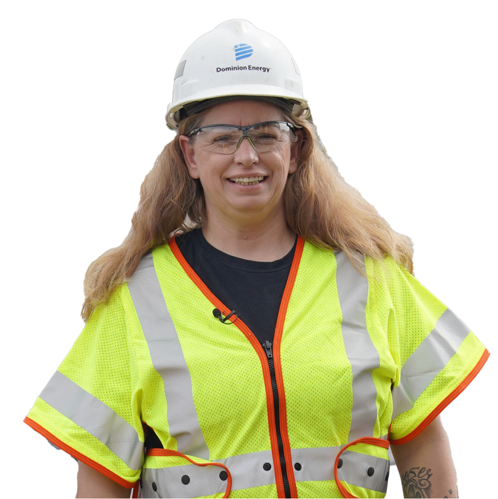 Lineworker Megan Yeager